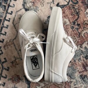 Nordstrom White Canvas Sneakers
